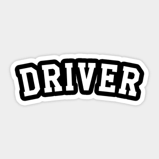 Driver Sticker